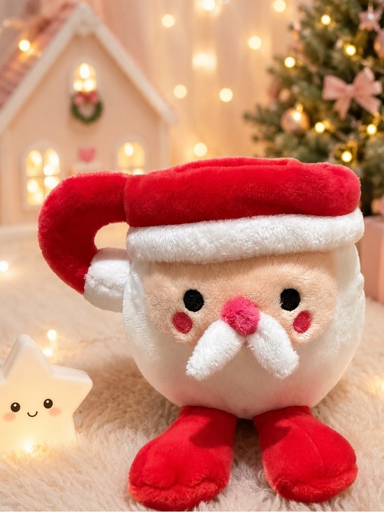 Hallmark Other - HALLMARK Santa Clause Mug Plush Toy 5” inches